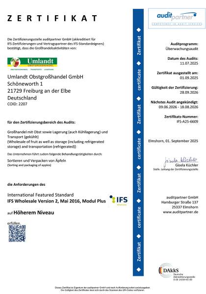 Umlandt IFS Wholesale plus